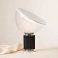Zenith glass and metal table lamp